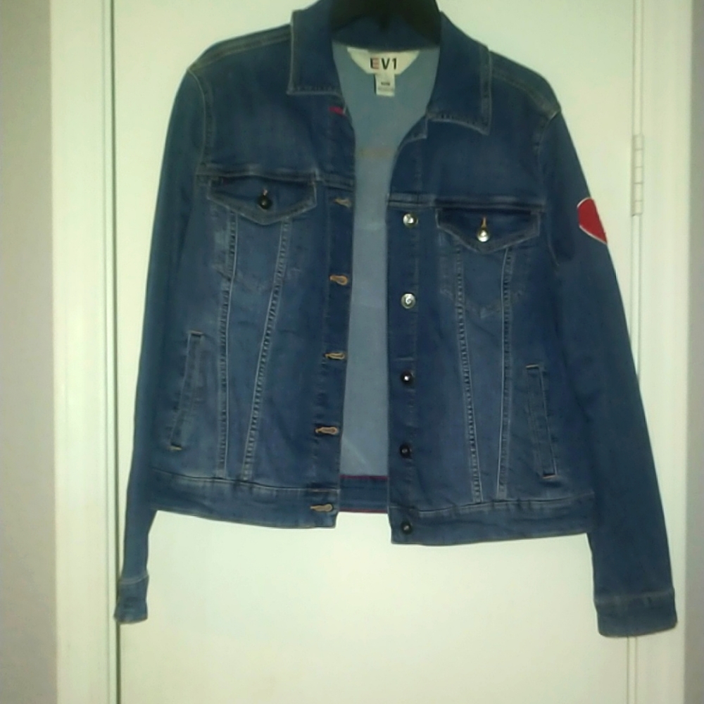 EV1 By Ellen Degeneres All For Love Denim Jacket Size M